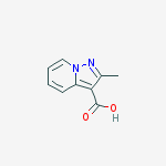Structure of Pyrazolo[1,5-a]pyridine-3-carboxylic acid, 2-methyl-