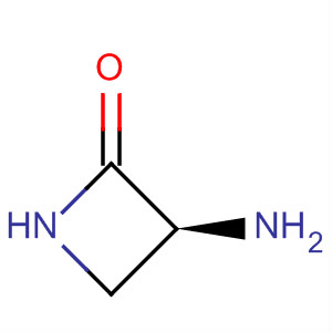 Structure of 2-Azetidinone, 3-amino-, (3S)-