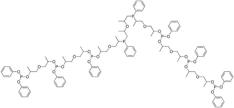 Structure of Poly(dipropyleneglycol)phenyl phosphite