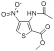 Structure of Methyl 3-(acetylamino)-4-nitrothiophene-2-carboxylate