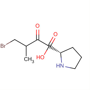 1-[(2S)-3-溴-2-甲基-1-氧代丙基]-L-脯氨酸结构式