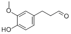 Structure of 3-(4-HYDROXY-3-METHOXY-PHENYL)-PROPIONALDEHYDE