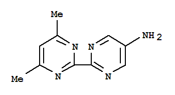 Structure of [2,2'-Bipyrimidin]-5-amine,4',6'-dimethyl-