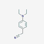 2-(4-(DIETHYLAMINO)PHENYL)ACETONITRILE结构式