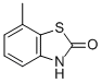 Structure of 2(3H)-Benzothiazolone,7-methyl-