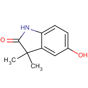 Structure of 2H-Indol-2-one, 1,3-dihydro-5-hydroxy-3,3-dimethyl-