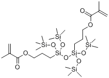 Structure of 1,3-BIS(3-METHACRYLOXYPROPYL)TETRAKIS(TRIMETHYLSILOXY)DISILOXANE