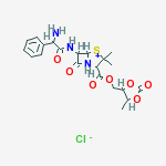 Structure of Lenampicillin hydrochloride
