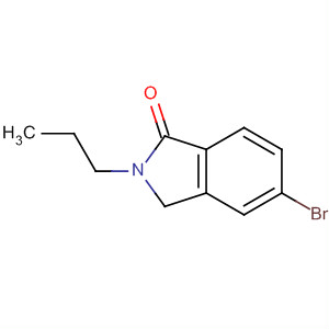 Structure of 1H-Isoindol-1-one, 5-bromo-2,3-dihydro-2-propyl-