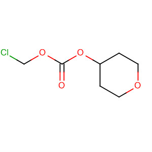 Chloromethyl (tetrahydro-2H-pyran-4-yl) carbonate结构式