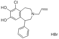 Structure of (+/-)-SKF-82958 HYDROBROMIDE