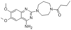 Chemical structure of Bunazosin