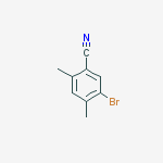Structure of BENZONITRILE,5-BROMO-2,4-DIMETHYL-