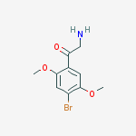 ?k-2C-B (Beta-keto 2C-B, Bk-2C-B)结构式