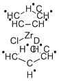 Structure of BIS(CYCLOPENTADIENYL)ZIRCONIUM CHLORIDE