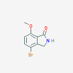 Structure of ethyl 5-(3-bromophenyl)isoxazole-4-carboxylate
