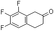 Structure of 6,7,8-Trifluoro-2-tetralone