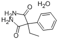 Structure of 2-ETHYL-2-PHENYLMALONAMIDE HYDRATE