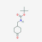 N-BOC-4-酮-环己甲胺结构式