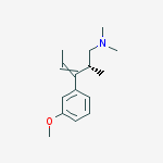 (R)-3-(3-methoxyphenyl)-N,N,2-trimethylpent-3-en-1-amine结构式