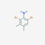 2,6-DIBROMO-3,4-DIMETHYLANILINE, 96%结构式