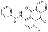 N-(4-chloro-9,10-dihydro-9,10-dioxo-1-anthryl)benzamide结构式