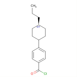 4-丙基环己基苯甲酰氯结构式
