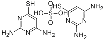 Structure of 2,4-DIAMINO-6-MERCAPTOPYRIMIDINE HEMISULFATE