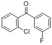 Structure of 2-CHLORO-3-FLUOROBENZOPHENONE