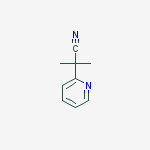 2-METHYL-2-PYRIDIN-2-YLPROPANENITRILE结构式