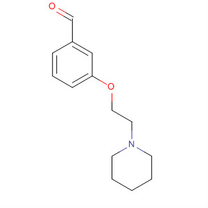 Structure of 3-[2-(1-PIPERIDINYL)ETHOXY]BENZALDEHYDE OXALATE