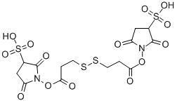 3,3-二硫代双(磺酸琥珀酰亚氨基丙酸酯)结构式