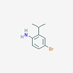 Structure of 4-BROMO-2-ISOPROPYL ANILINE