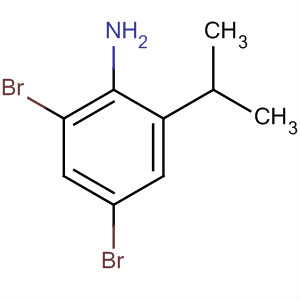 Structure of 2,4-Dibromo-6-isopropylaniline