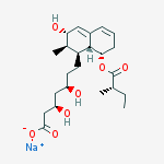 Structure of 3-A-HYDROXY PRAVASTATIN SODIUM SALT