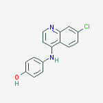Structure of 4-[(7-Chloroquinolin-4-yl)amino]phenol