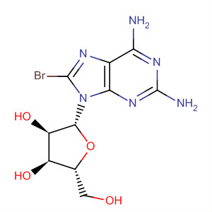 Structure of Adenosine, 2-amino-8-bromo-