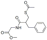 Structure of (+/-)-N-[2-[(Acetylthio)methyl]-1-oxo-3-phenylpropyl]glycine Methyl Ester