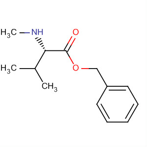 Structure of L-Valine, N-methyl-, phenylmethyl ester