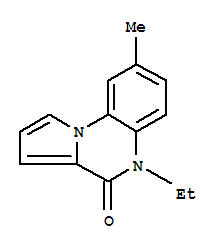 Pyrrolo[1,2-a]quinoxalin-4(5H)-one,5-ethyl-8-methyl-结构式