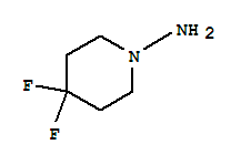 4,4-Difluoro-piperidin-1-ylamine结构式