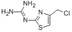 2-(4-(CHLOROMETHYL)THIAZOL-2-YL)GUANIDINE结构式