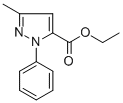 Structure of ethyl 3-methyl-1-phenyl-1H-pyrazole-5-carboxylate