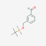 Structure of 3-((tert-butyldimethylsilyloxy)methyl)benzaldehyde