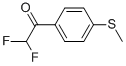 Structure of ETHANONE,2,2-DIFLUORO-1-[4-(METHYLTHIO)PHENYL]-