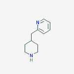 2-(4-Piperidinylmethyl)pyridine结构式