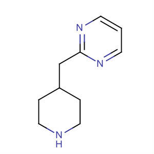 Structure of Pyrimidine, 2-(4-piperidinylmethyl)-