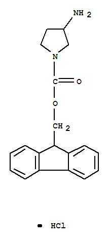 Structure of 3-AMino-1-N-FMoc-pyrrolidine HCl