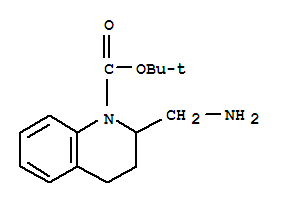 Structure of 1-N-BOC-2-(AMINOMETHYL)-3,4-DIHYDROQUINOLINE HYDROCHLORIDE