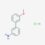 Structure of 3-(3-Methoxyphenyl)aniline, HCl